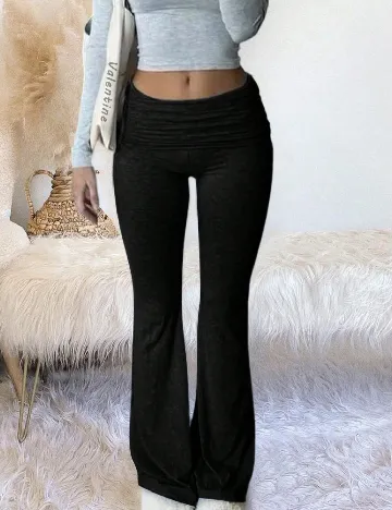 Pantaloni Shein Kids, negru