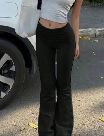 Pantaloni Shein Kids, negru