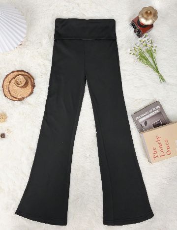 Pantaloni Shein Kids, negru