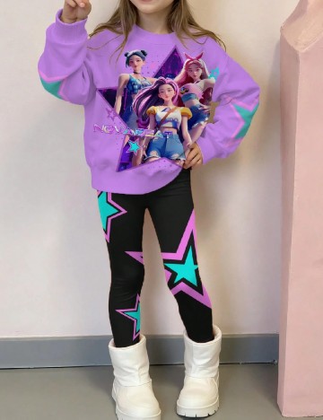 Compleu Shein Kids, mix culori