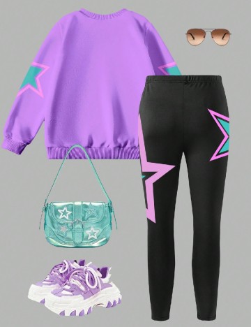 Compleu Shein Kids, mix culori