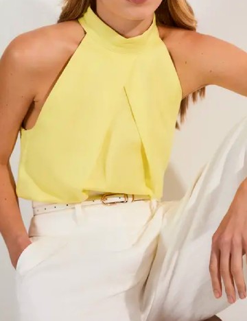 Top Karen Millen, galben