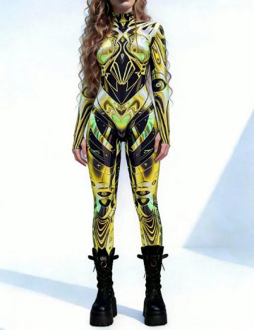 Salopeta SHEIN, mix culori