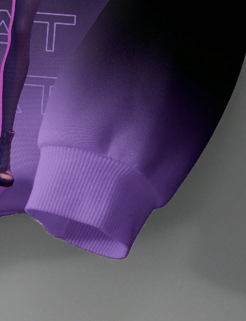 Compleu Shein Kids, negru/mov