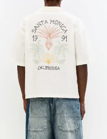 Camasa Pull&Bear, alb