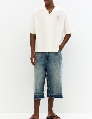 Camasa Pull&Bear, alb