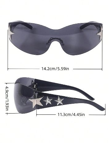 Ochelari de soare SHEIN, negru