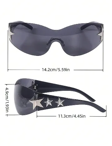 Ochelari de soare SHEIN, negru