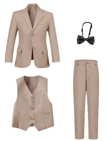 Costum Shein Kids, crem