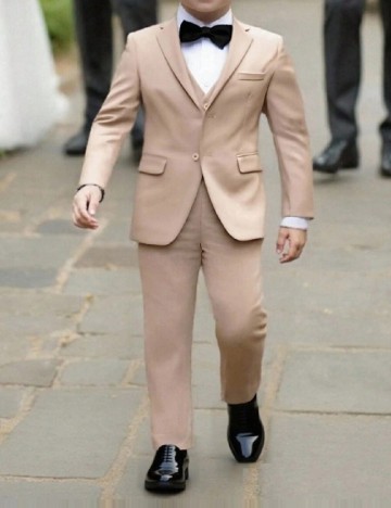 Costum Shein Kids, crem