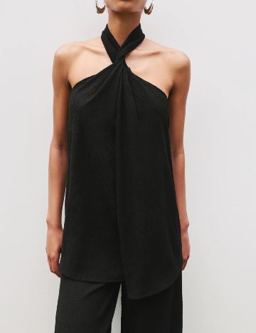 Top Pull&Bear, negru