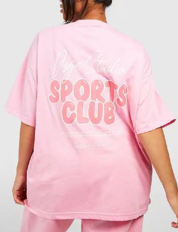 Tricou Oversize Boohoo Plus Size, roz