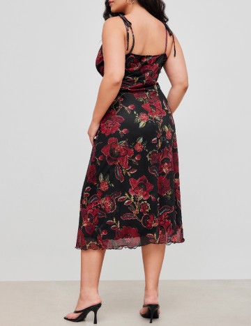 Rochie medie Cider, floral print