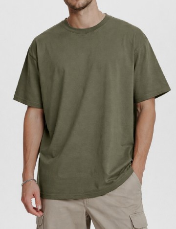 Tricou Oversize River Island, verde