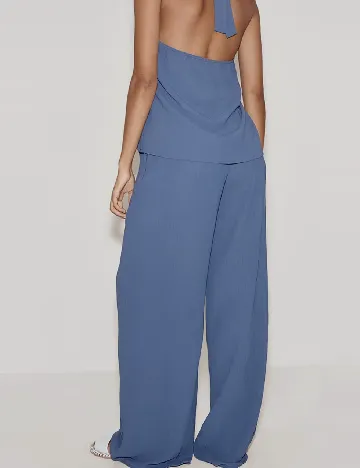 Pantaloni PrettyLittleThing, albastru