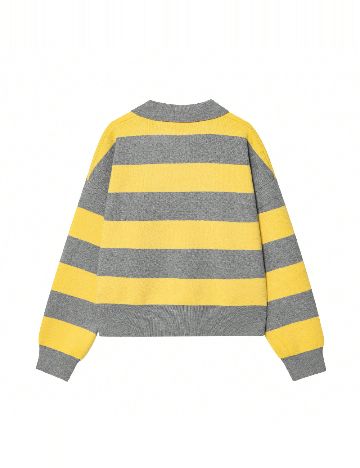 Bluza SHEIN, galben/gri