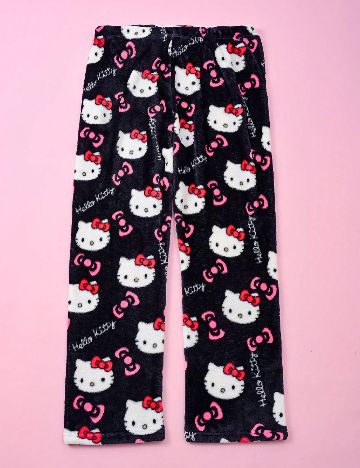 Pantaloni de pijama SHEIN, negru