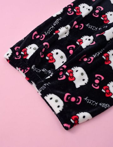 Pantaloni de pijama SHEIN, negru