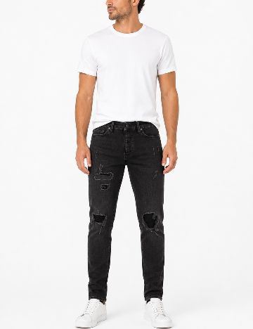 Blugi River Island, negru