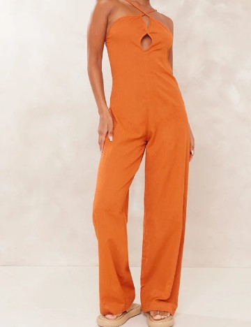 Salopeta PrettyLittleThing, caramiziu