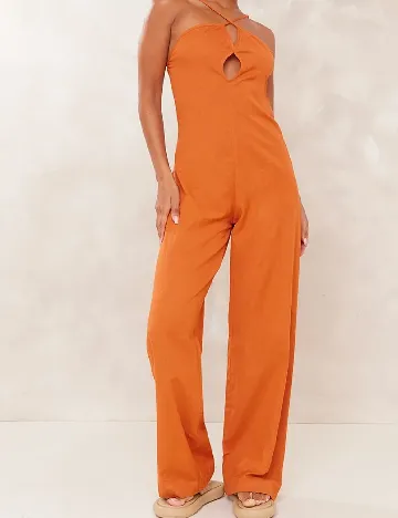 Salopeta PrettyLittleThing, caramiziu