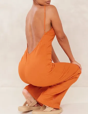 Salopeta PrettyLittleThing, caramiziu