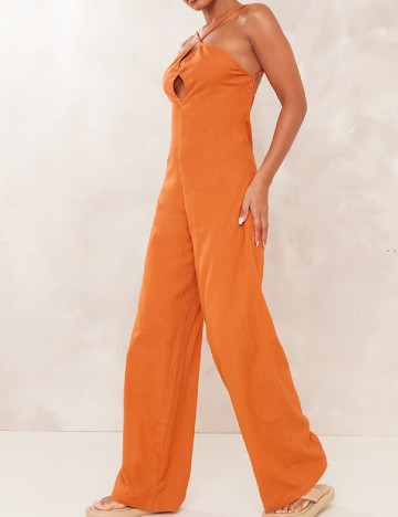 Salopeta PrettyLittleThing, caramiziu