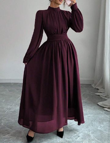 Rochie lunga SHEIN, pruna