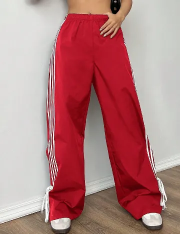 Pantaloni SHEIN, rosu