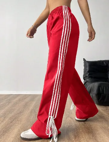 Pantaloni SHEIN, rosu