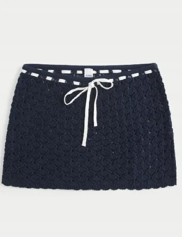 Fusta de plaja Hollister, bleumarin