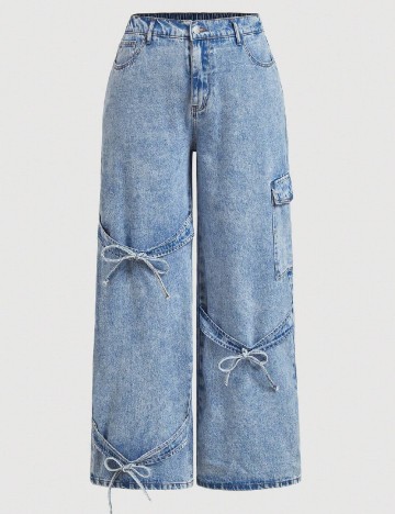 Blugi SHEIN CURVE, albastru