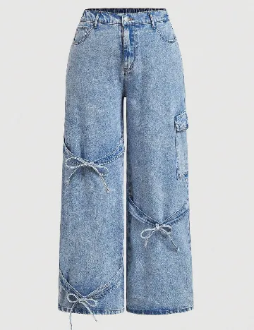 Blugi SHEIN CURVE, albastru