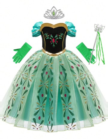 Costum Shein Kids, verde