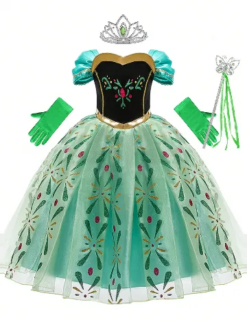 Costum Shein Kids, verde