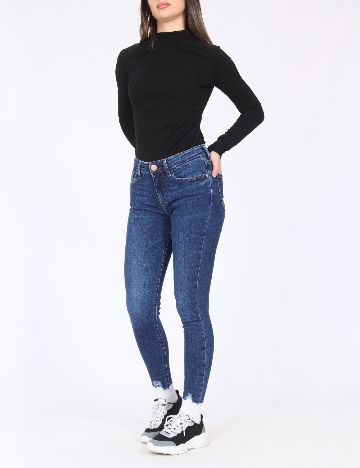 Blugi River Island, albastru