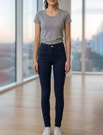 Blugi River Island, bleumarin