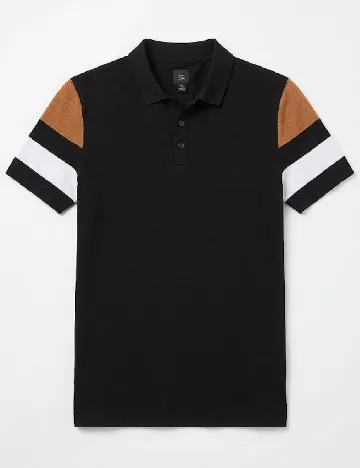 Tricou River Island, negru