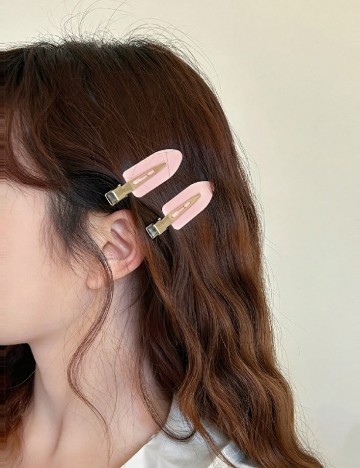 Set clame de par SHEIN, negru/roz