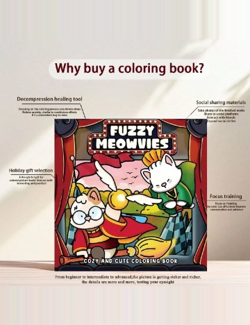 Carte de colorat SHEIN, mix culori