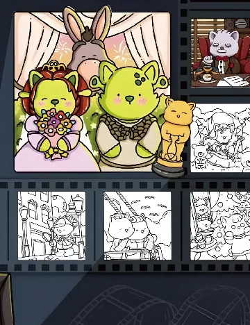 Carte de colorat SHEIN, mix culori