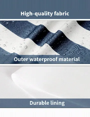 Geanta de plaja SHEIN, albastru/alb