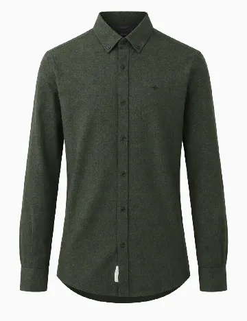 Camasa River Island, verde inchis