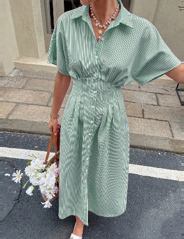 Rochie medie SHEIN, verde