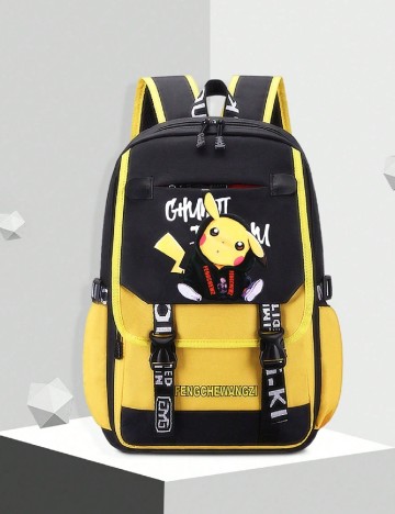 Rucsac Shein Kids, galben/negru