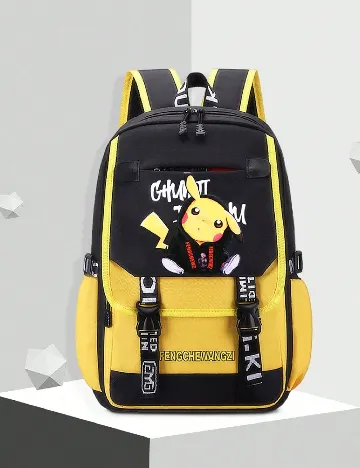 Rucsac Shein Kids, galben/negru