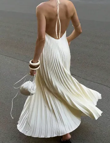 Rochie lunga SHEIN, crem