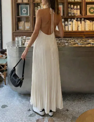 Rochie lunga SHEIN, crem