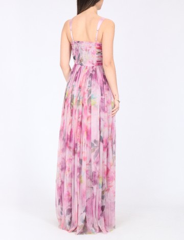 Rochie lunga LACE & BEADS, floral