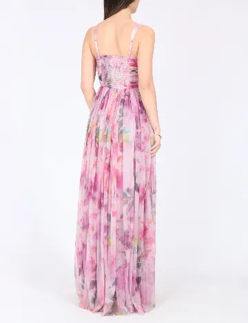 Rochie lunga LACE & BEADS, floral